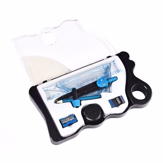 Ningbo 7PCS Geometry Drafting Ruler Compass Math Set