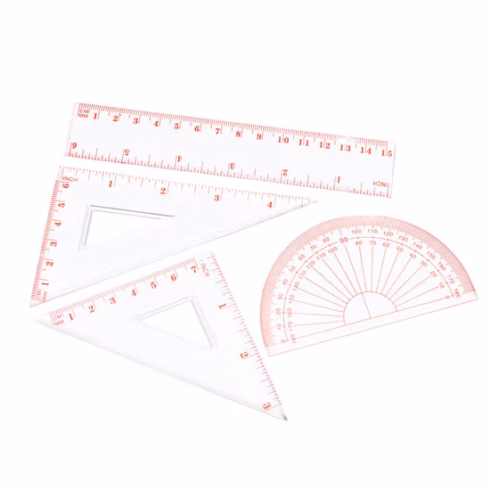 Ningbo 7PCS Geometry Drafting Ruler Compass Math Set