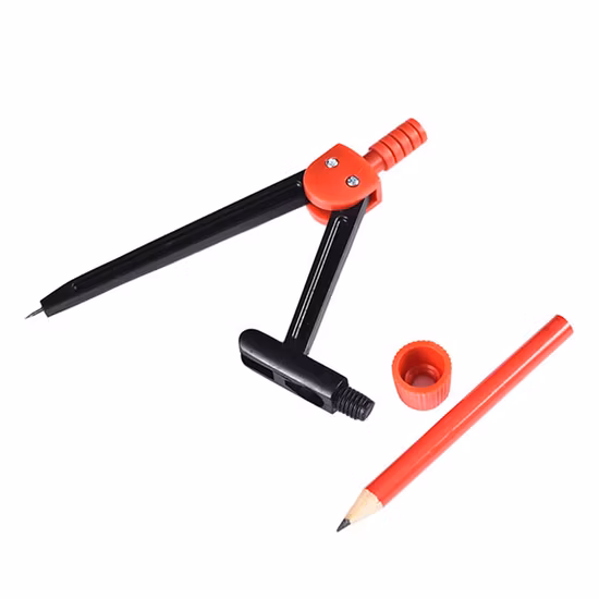 Conjunto de matemática de bússola de régua de desenho geométrico Ningbo 7PCS